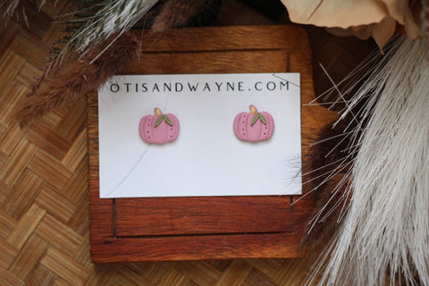 PINK PUMPKIN STUD