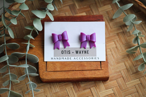 PURPLE BOWS